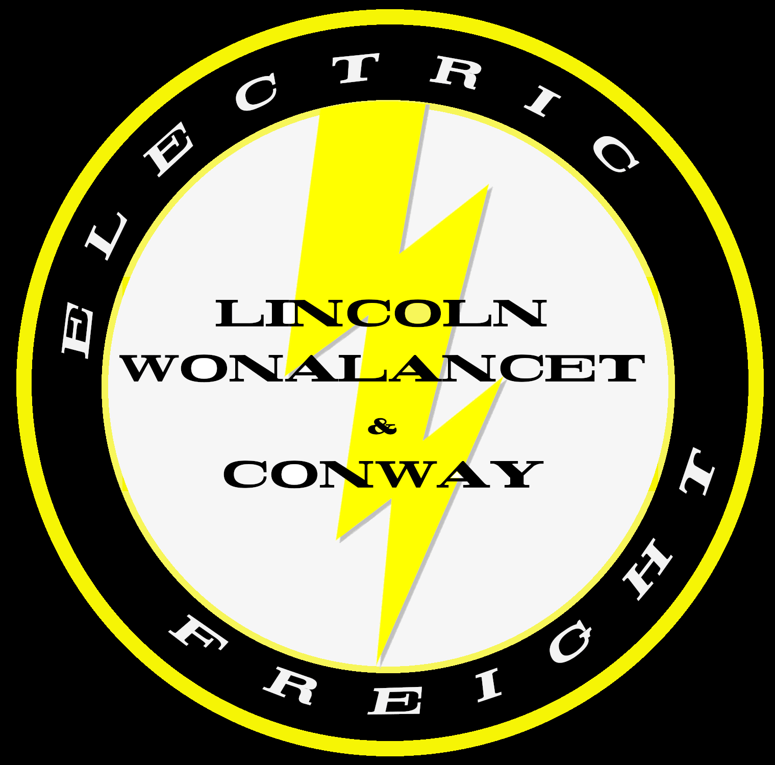 The LW&C's ELECTRIC FREIGHT logo